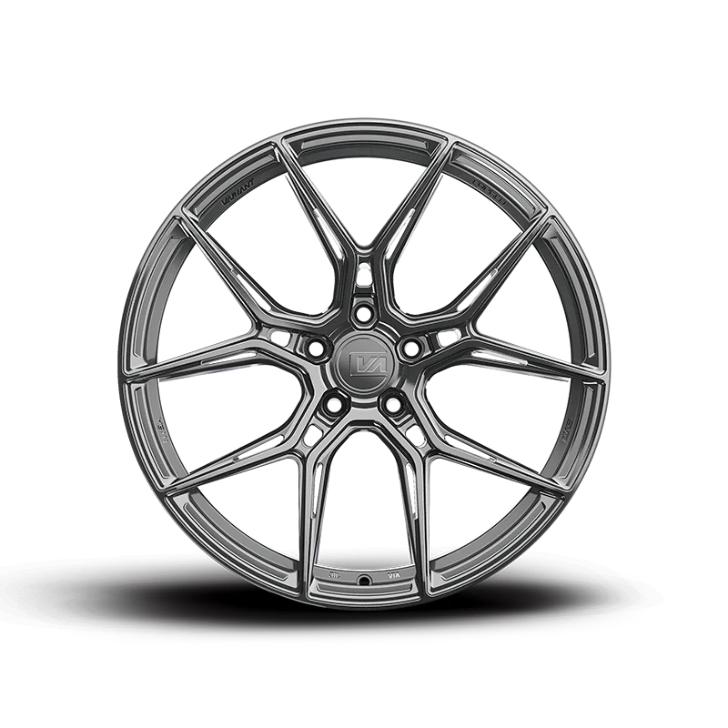 19x8.5 / 19x11 Forged Nysa Gloss Gunmetal | 2017-2023 Mercedes Benz GLC 43 Coupe - Image 3