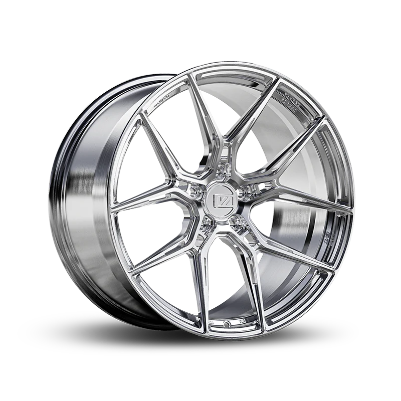 19x8.5 / 19x8.5 Forged Nysa Chrome Powder | 2005-2014 Subaru Impreza WRX STI
