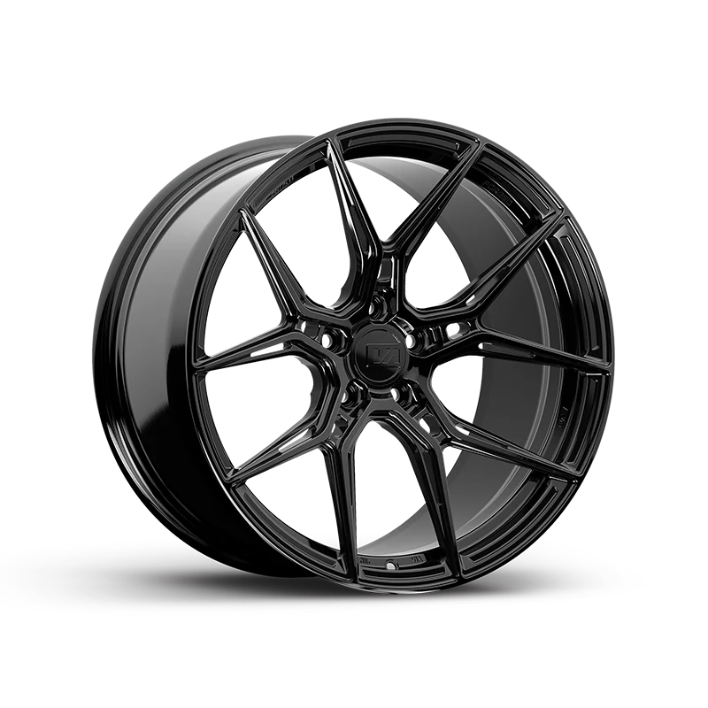 19x8.5 / 19x8.5 Forged Nysa Gloss Black | 2005-2015 Toyota Tacoma 2WD