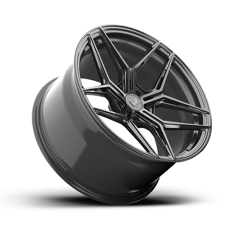 19x8.5 / 19x8.5 Forged Zeno Gloss Gunmetal | 2014-2016 Porsche Cayman S - Image 2