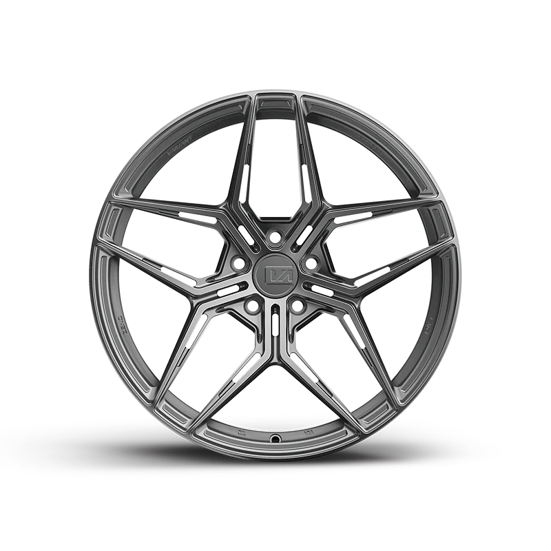 19x8.5 / 19x8.5 Forged Zeno Satin Gunmetal | 2007-2009 Pontiac G5 (5 Lug Model) - Image 3
